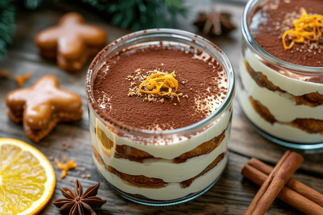 Lebkuchen-Tiramisu im Glas