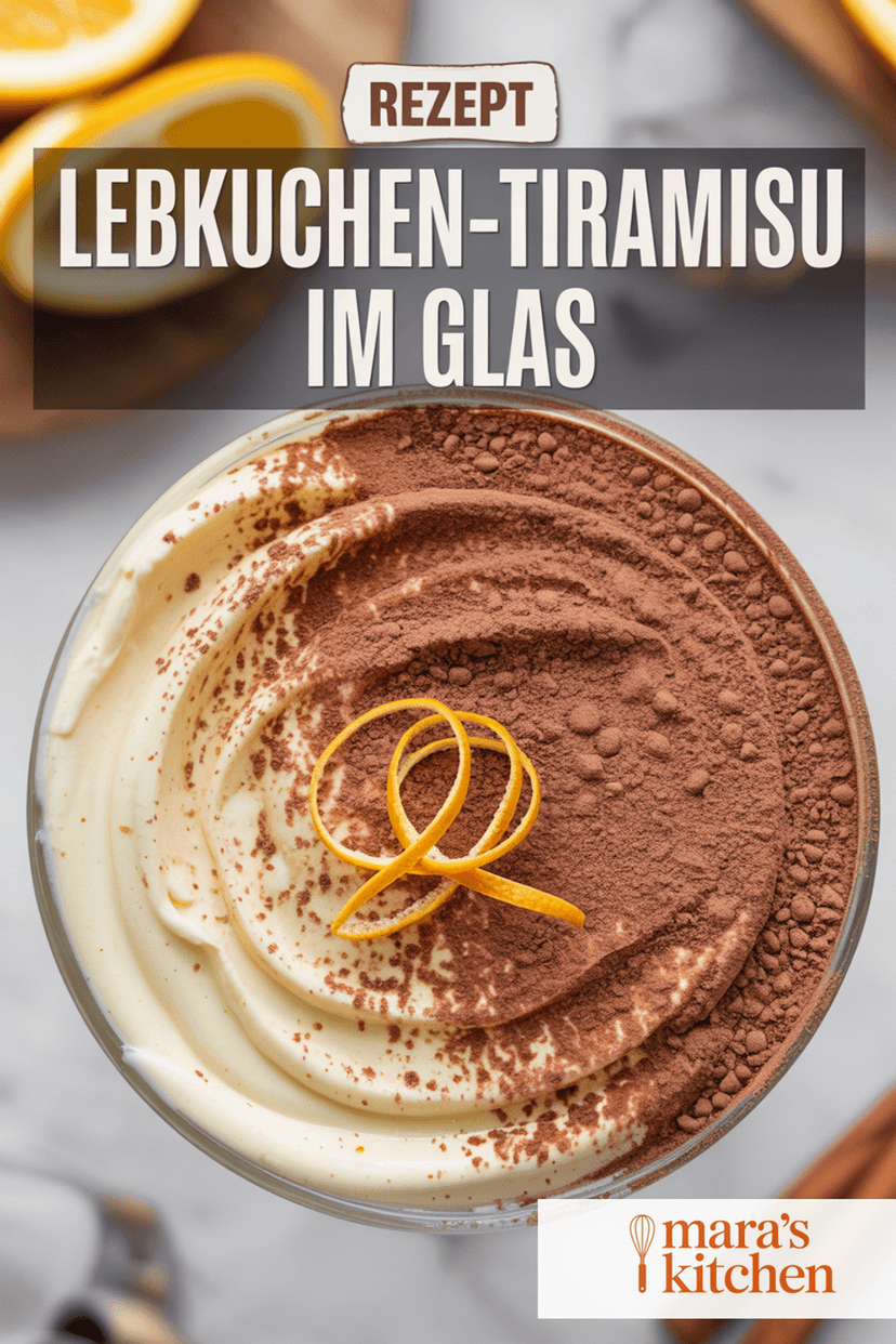 Lebkuchen-Tiramisu im Glas - Dessert Rezept