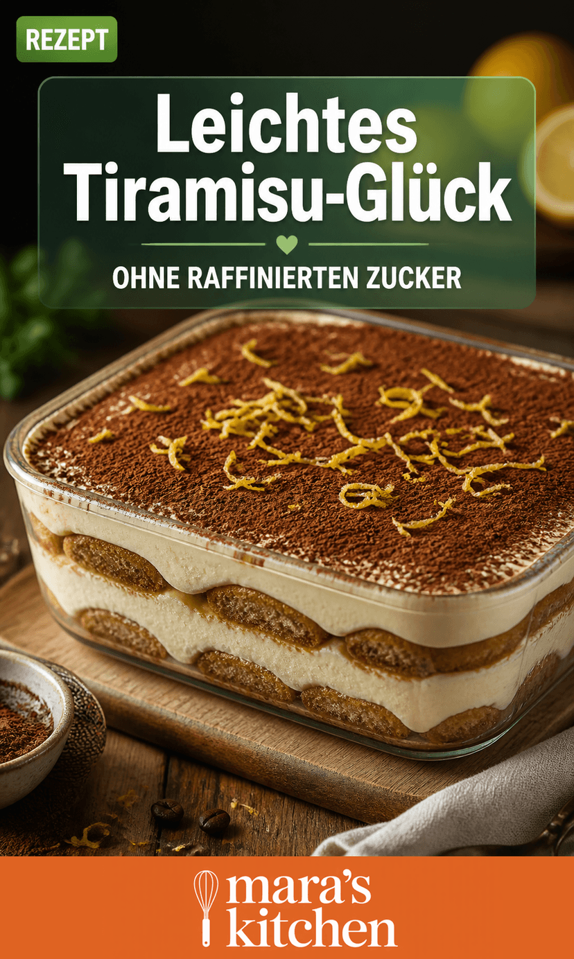Leichtes Tiramisu-Glück: Genuss ohne Reue & voller Geschmack - Dessert Rezept