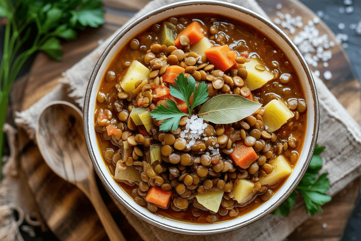 Linsen-Kartoffel-Eintopf