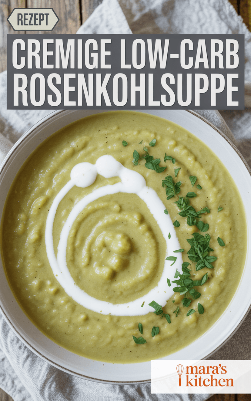 Low-Carb Rosenkohl-Suppe - Suppe Rezept
