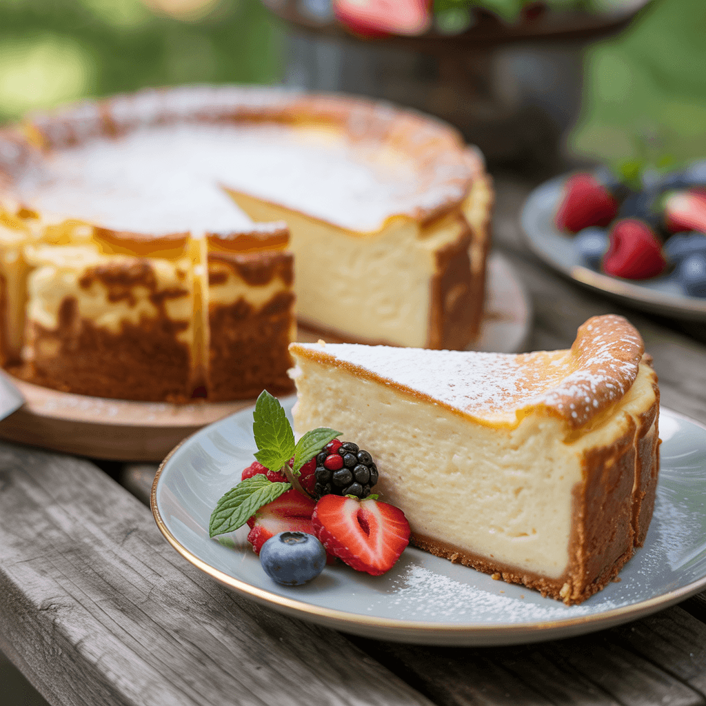 Luftiger Käsekuchen