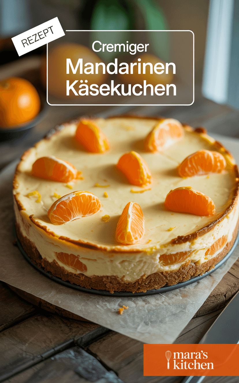 Mandarinen Käsekuchen - Backen Rezept