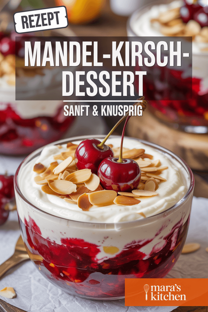 Mandel-Kirsch-Dessert - Dessert Rezept
