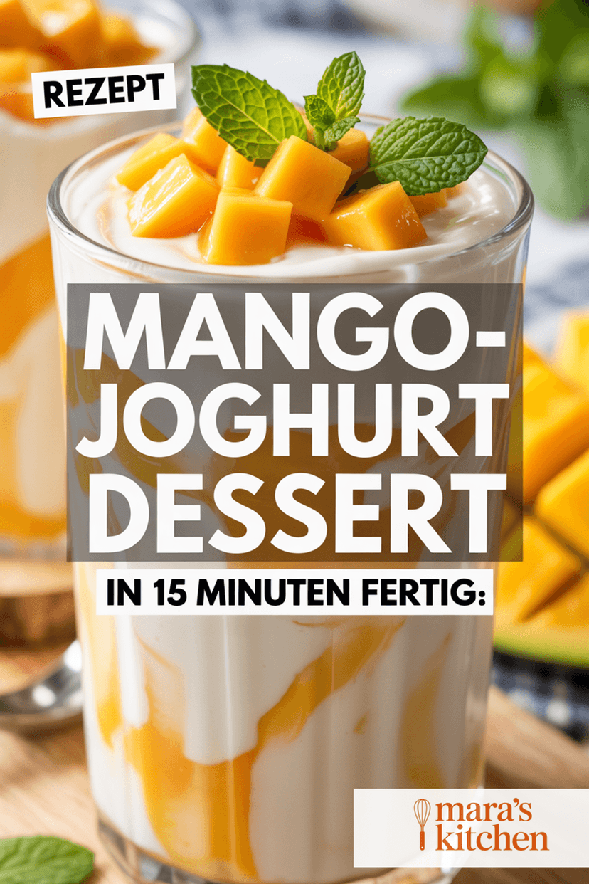Mango-Joghurt-Dessert - Dessert Rezept
