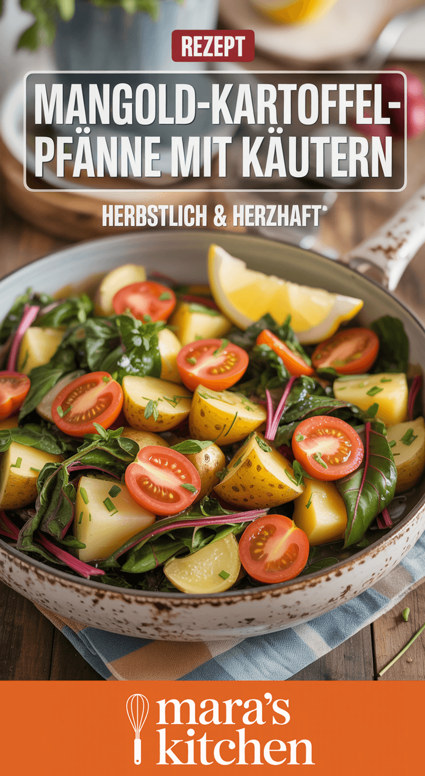 Mangold-Kartoffel-Pfanne mit Tomaten und Kräutern - Hauptgericht Rezept