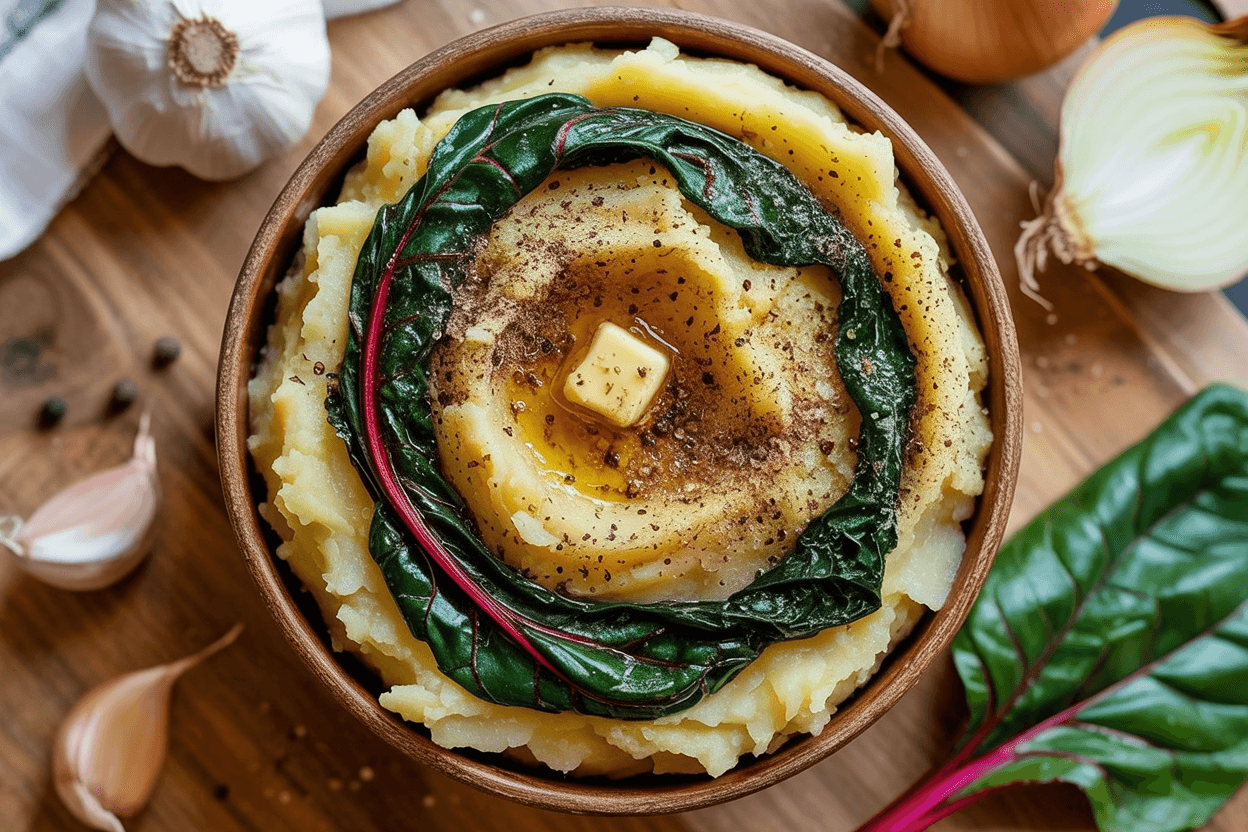 Mangold-Kartoffel-Stampf