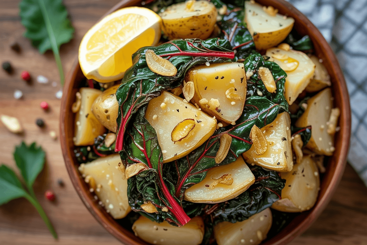 Mangold Kartoffeln Kroatisch (Blitva sa krumpirom)