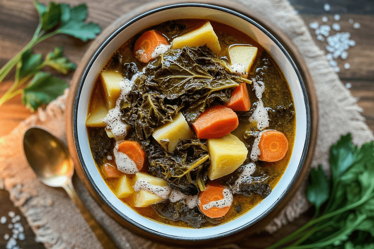 Mangold-Topf mit Kartoffeln