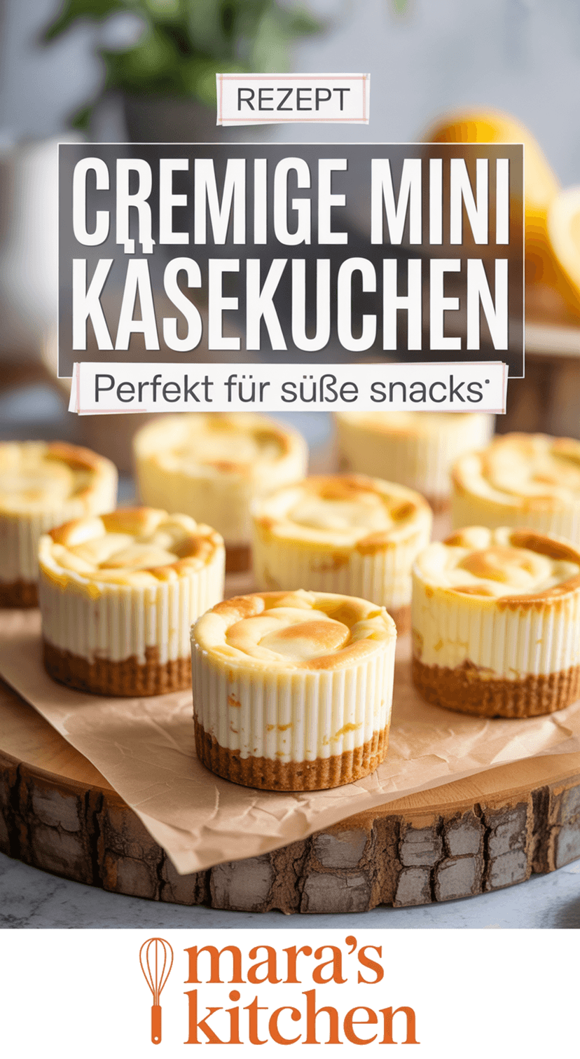 Mini Käsekuchen - Dessert Rezept