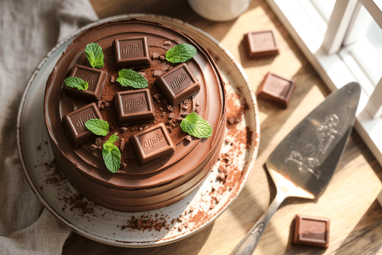 Mint Schoko After Eight Torte