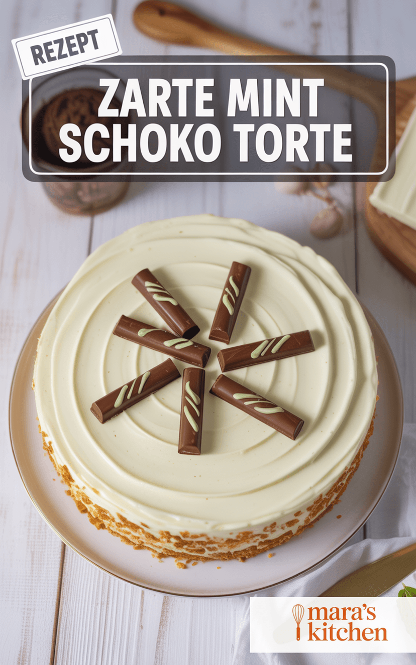 Mint Schoko After Eight Torte - Kuchen Rezept