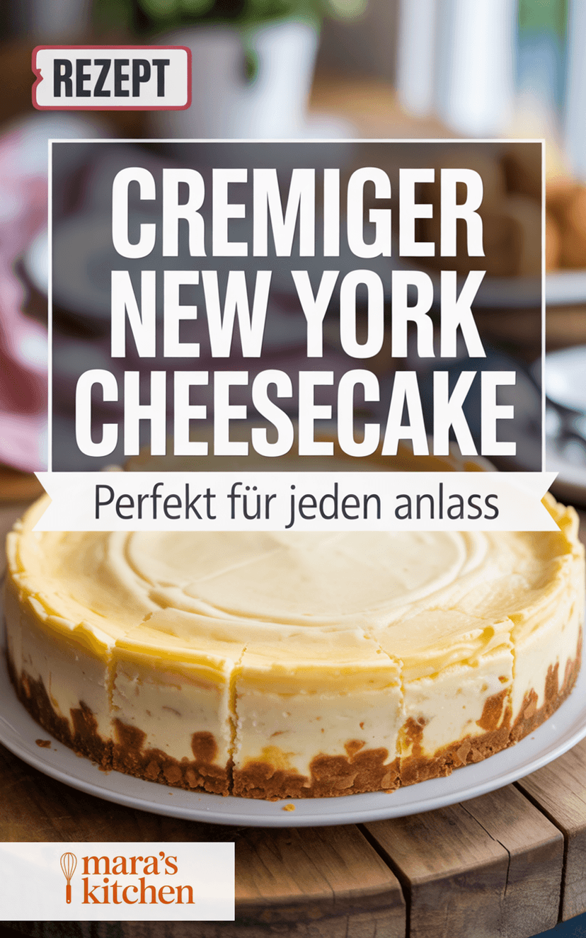 New York Cheesecake - Dessert Rezept