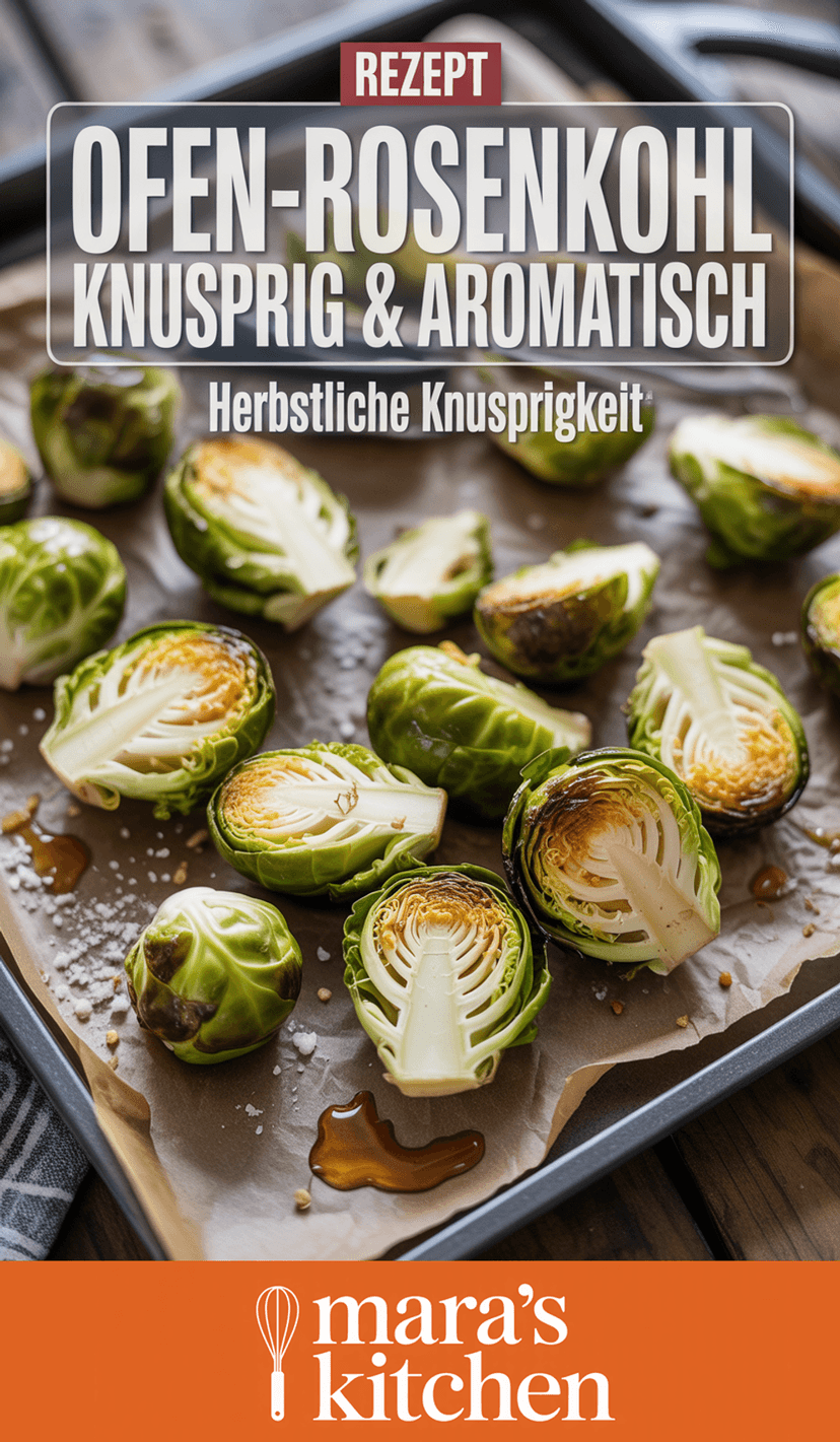 Ofen-Rosenkohl – knusprig & aromatisch - Beilage Rezept