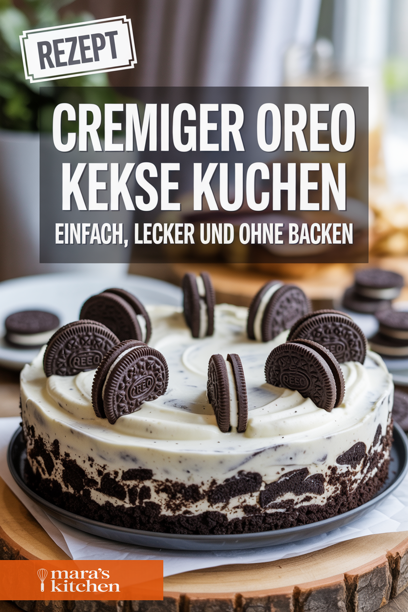 Oreo Kekse Kuchen - Dessert Rezept