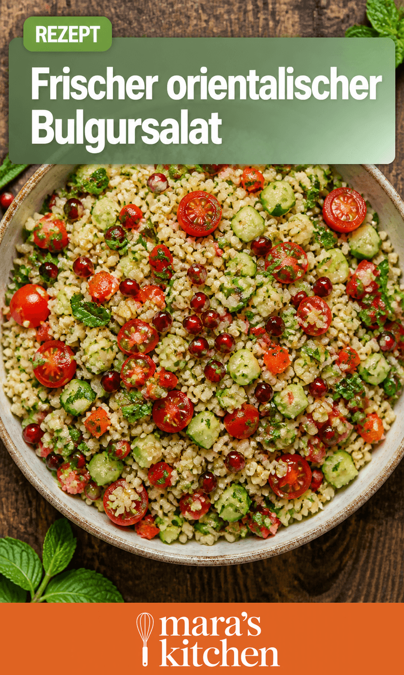 Orientalischer Bulgursalat: Frisch, bunt & in 30 Minuten fertig - Salat Rezept