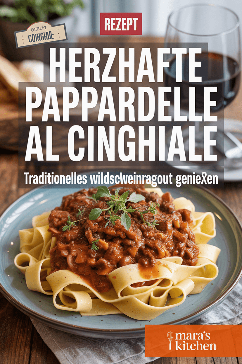 Pappardelle al Cinghiale - Hauptgericht Rezept