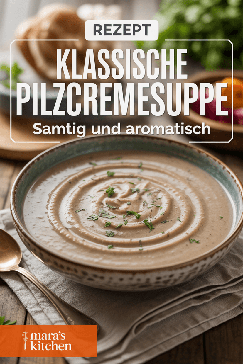 Pilzcremesuppe - Suppe Rezept