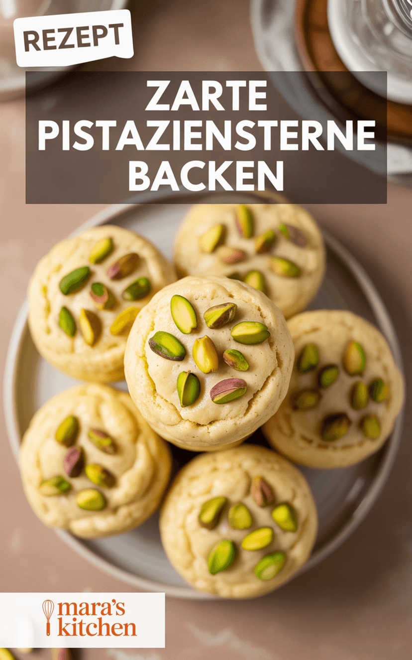 Pistaziensterne - Dessert Rezept