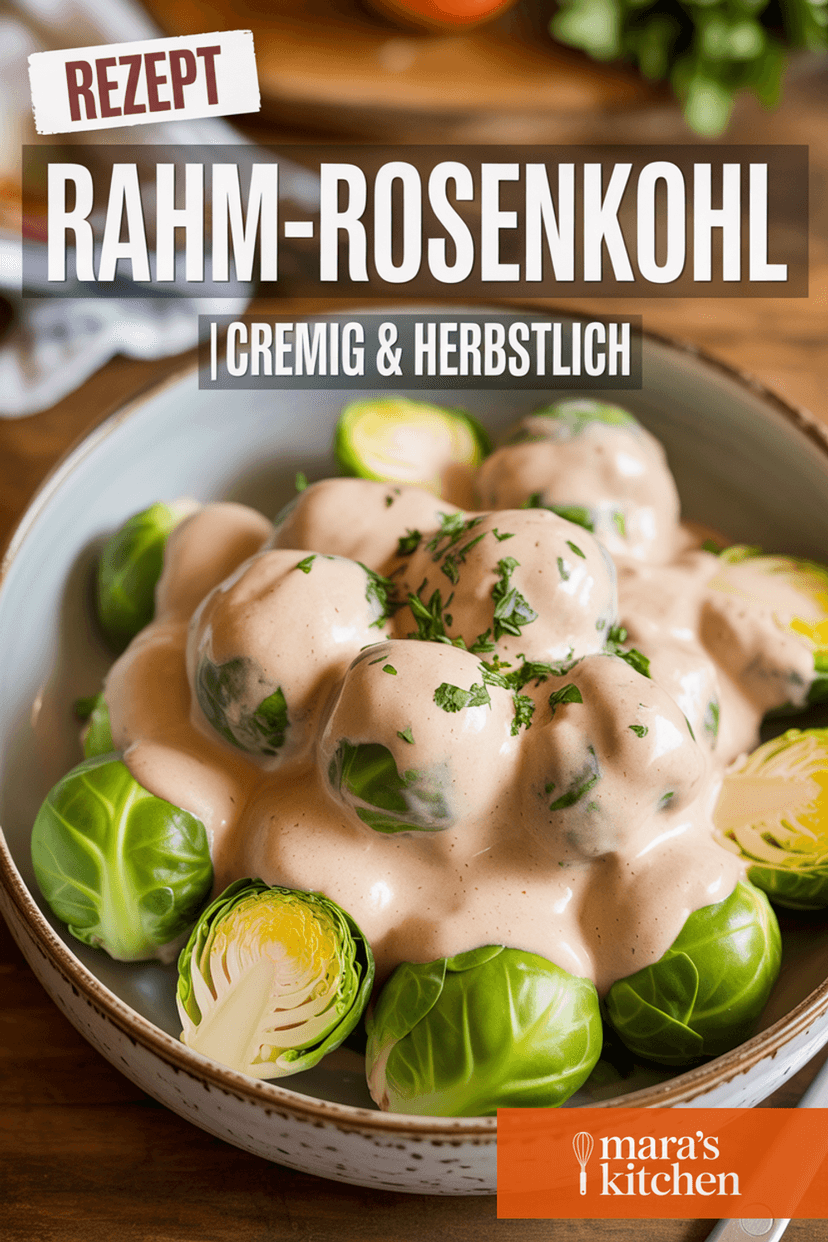 Rahm-Rosenkohl - Beilage Rezept