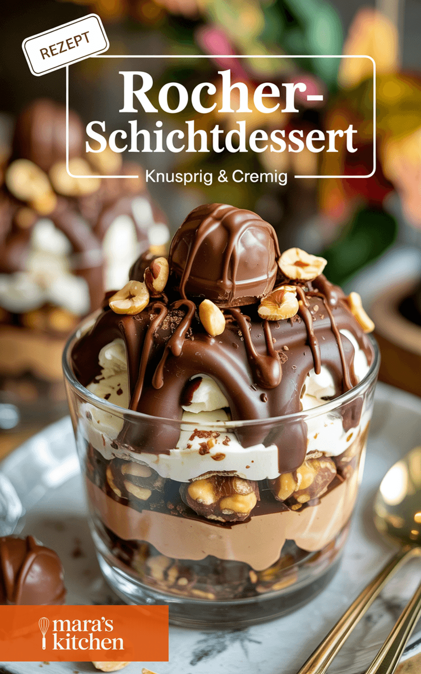 Rocher-Schichtdessert - Dessert Rezept