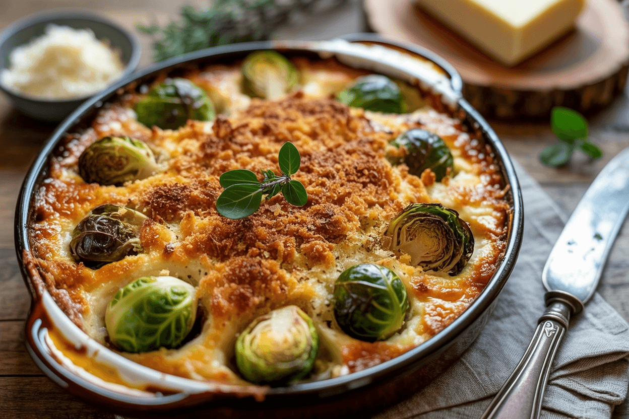 Rosenkohl-Gratin