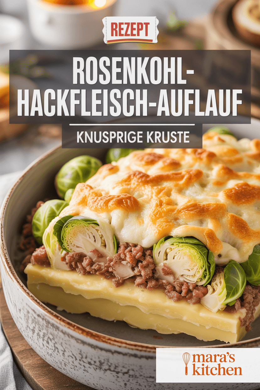 Rosenkohl-Hackfleisch-Auflauf - Hauptgericht Rezept