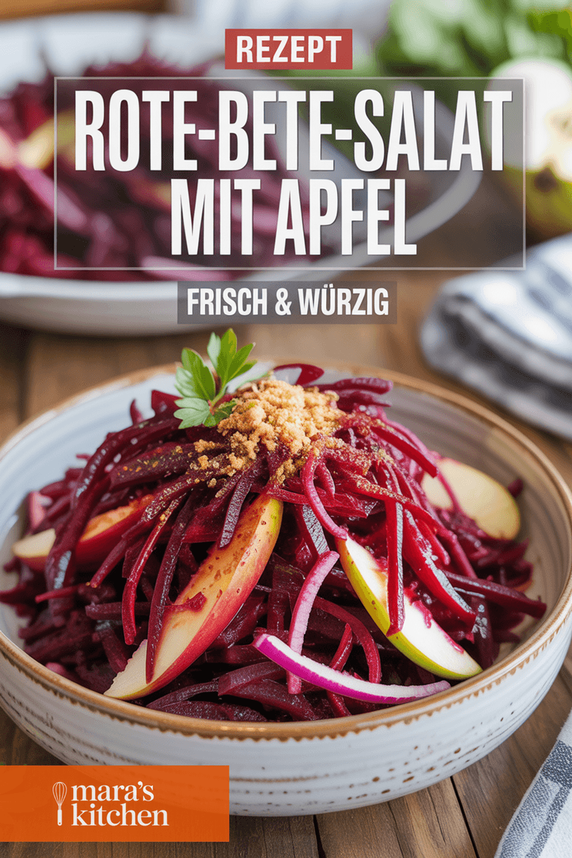 Rote-Bete-Salat mit Apfel und Meerrettich - Salat Rezept