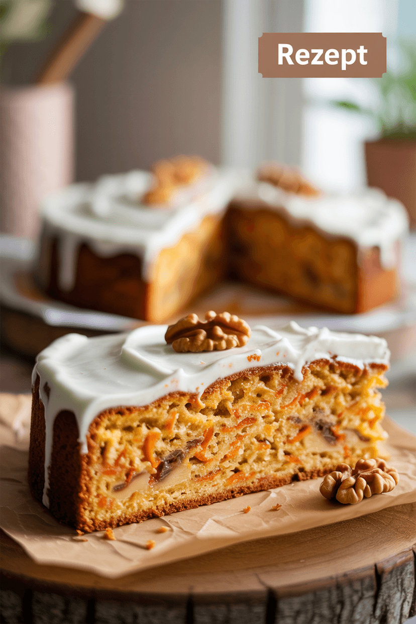 Rüblikuchen (Karottenkuchen) - Dessert Rezept
