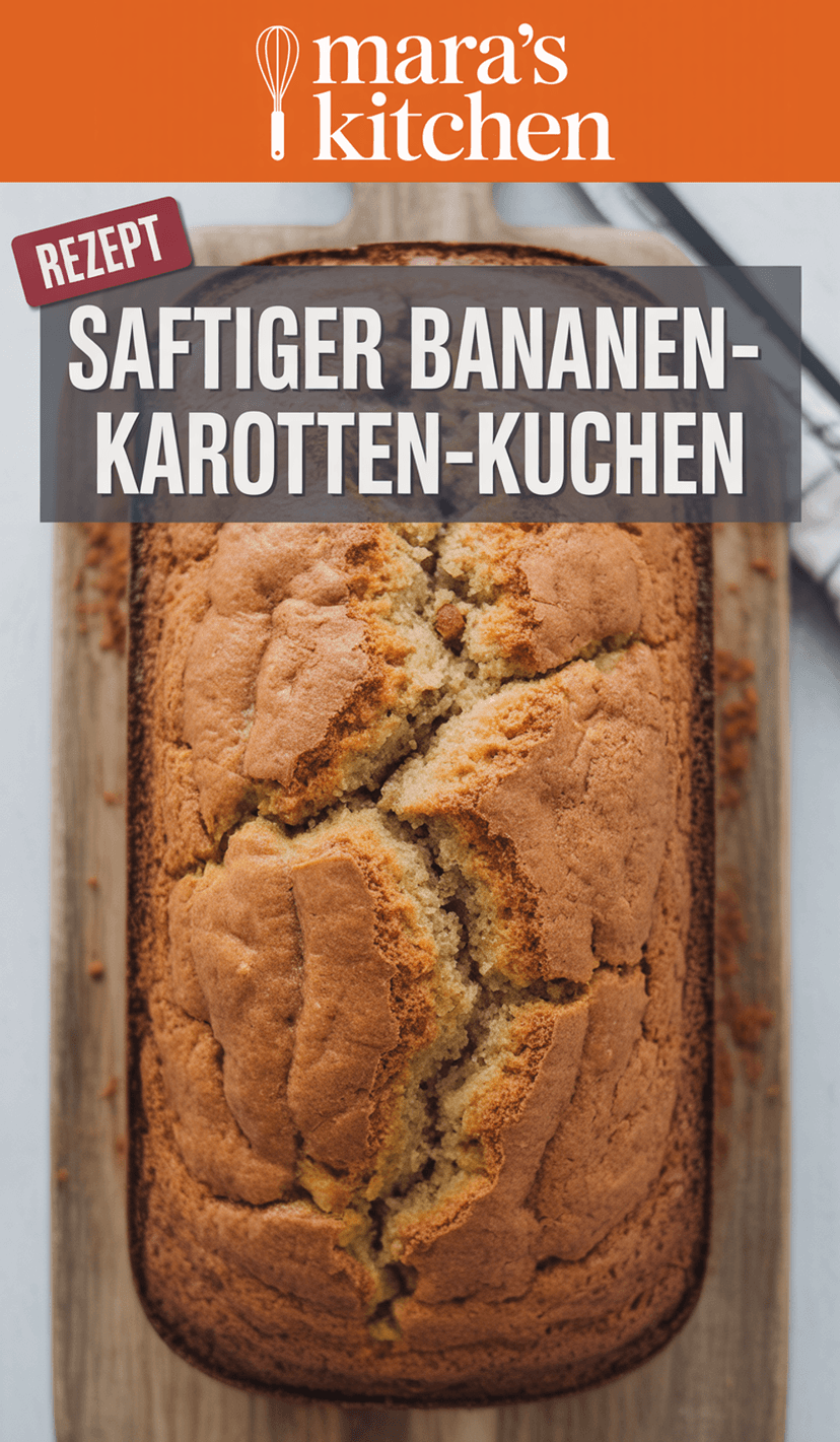 Saftiger Bananen-Karotten-Kuchen: fruchtig, locker & super einfach - Kuchen Rezept