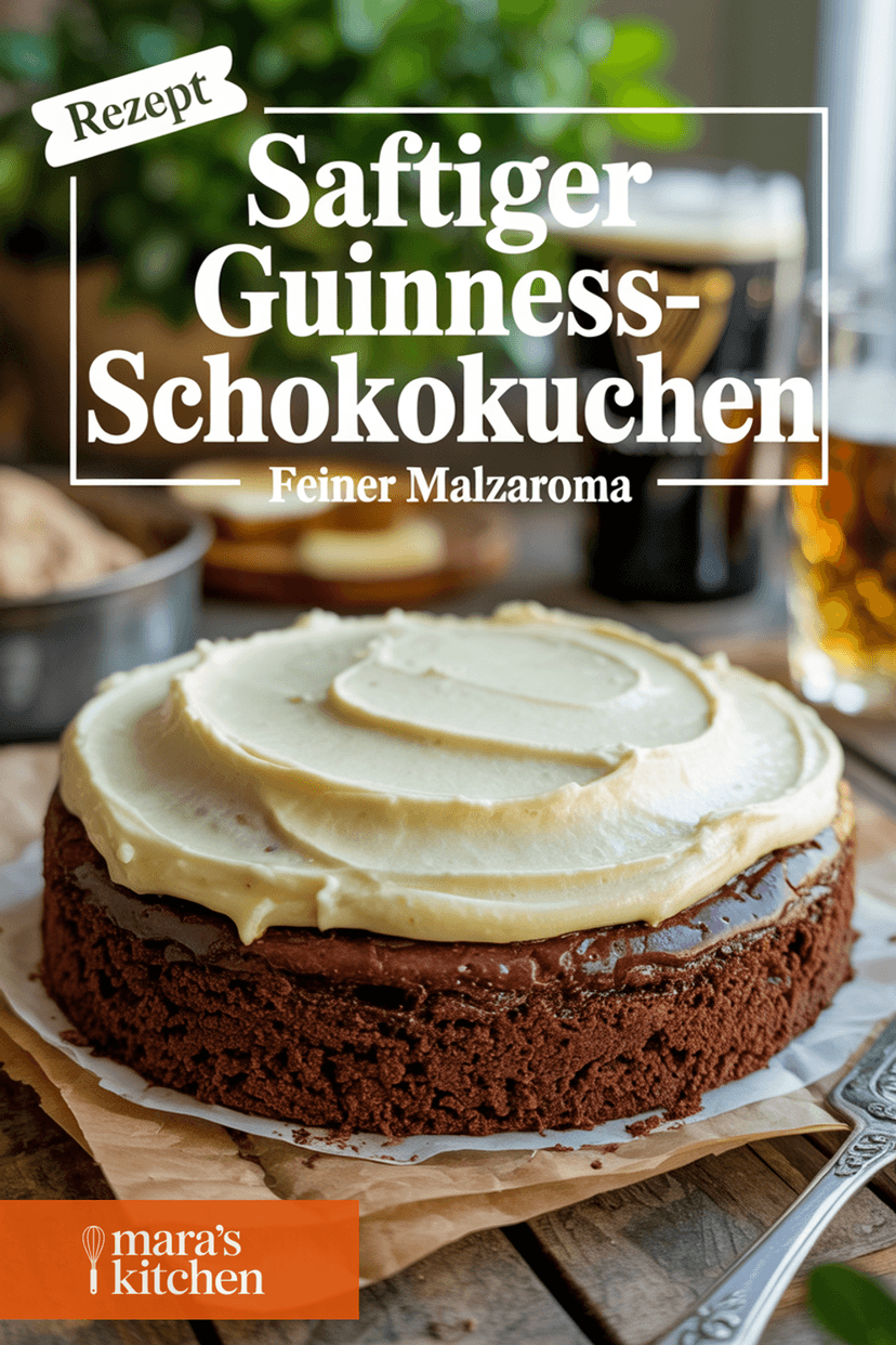 Saftiger Guinness-Schokokuchen: Irische Verführung mit malzigem Twist - Kuchen Rezept