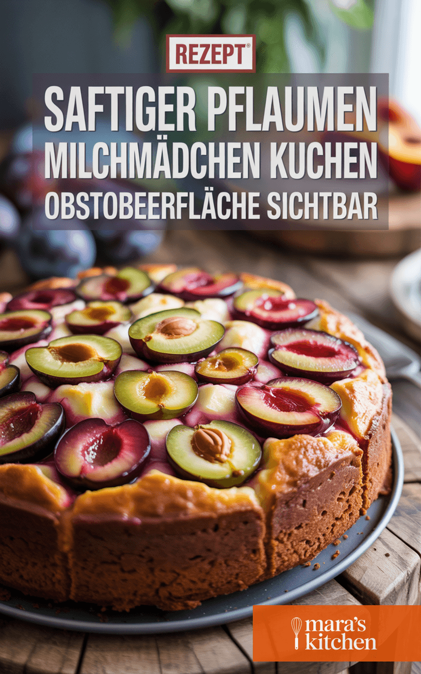 Saftiger Pflaumen Milchmädchen Kuchen: süßer Kuchentraum wie bei Oma - Kuchen Rezept