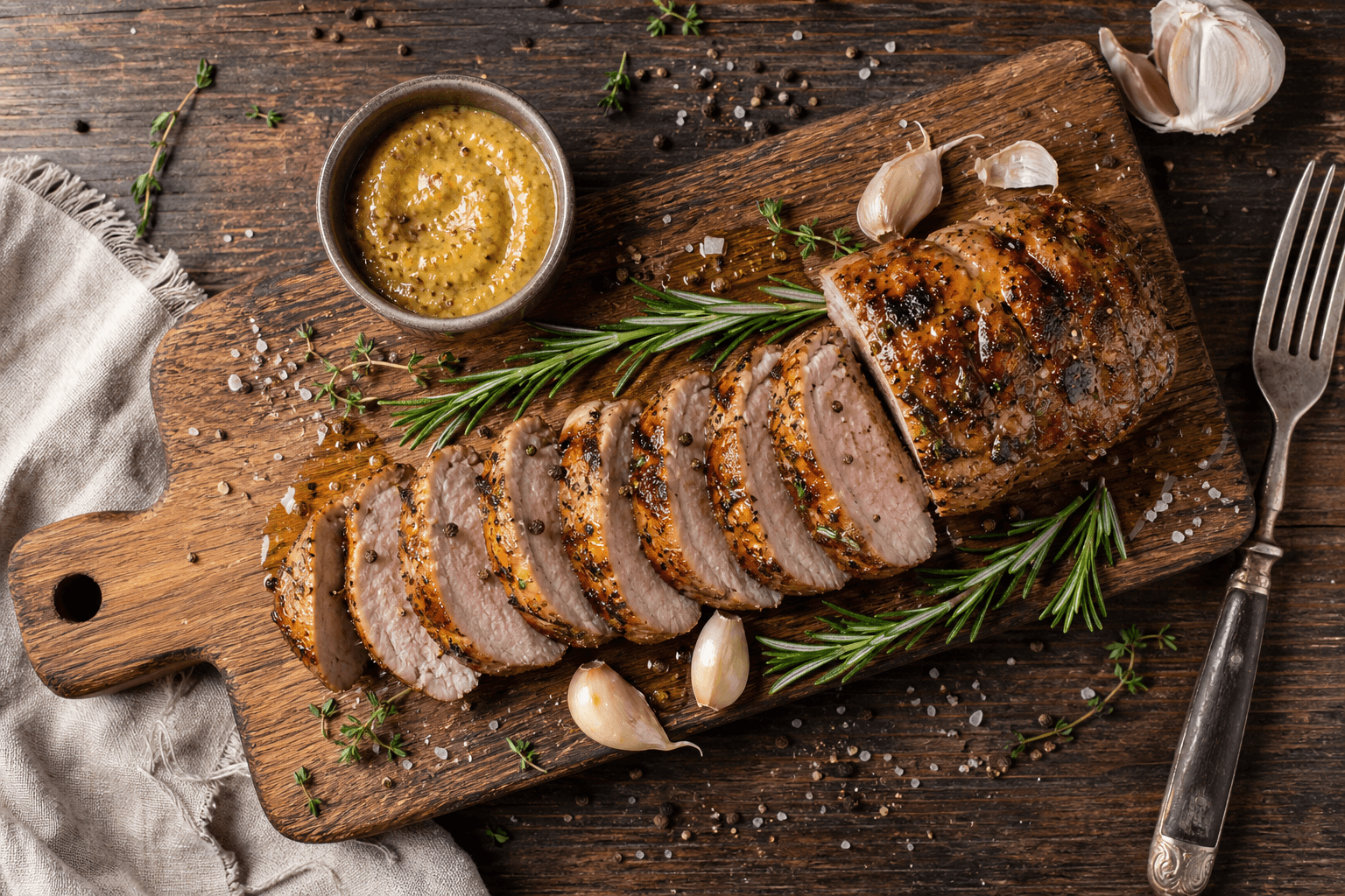 Saftiges Schweinefilet vom Grill: zart, aromatisch & einfach genial