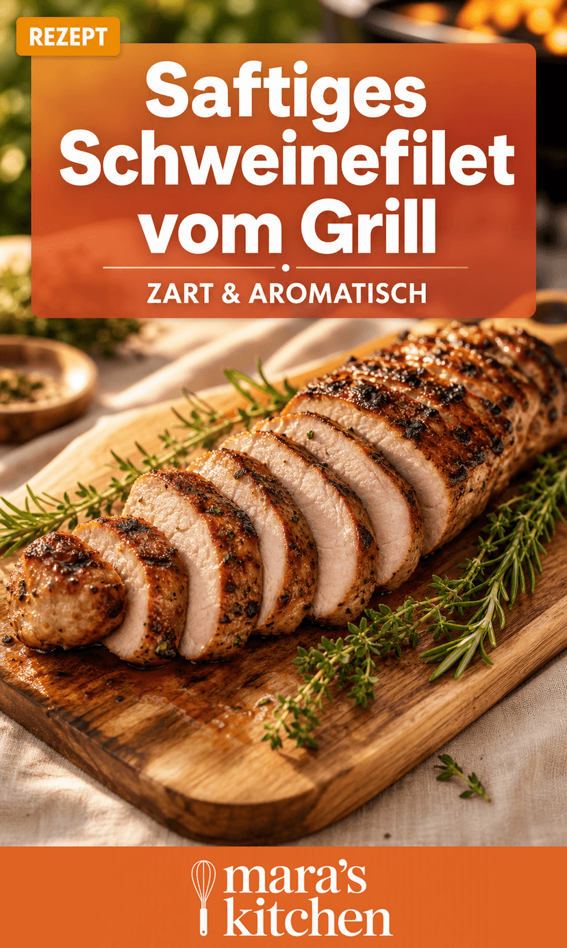 Saftiges Schweinefilet vom Grill: zart, aromatisch & einfach genial - Hauptgericht Rezept