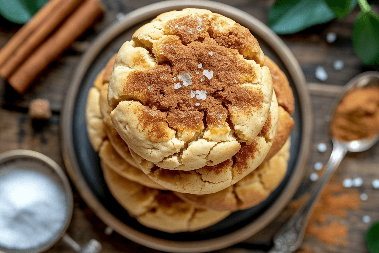 Schmandplätzchen mit Zimt und Zucker