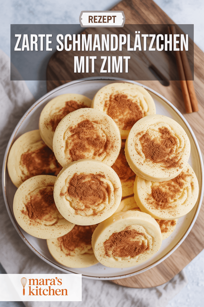 Schmandplätzchen mit Zimt und Zucker - Dessert Rezept