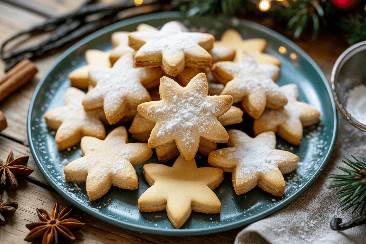 Schneeflöckchen Plätzchen