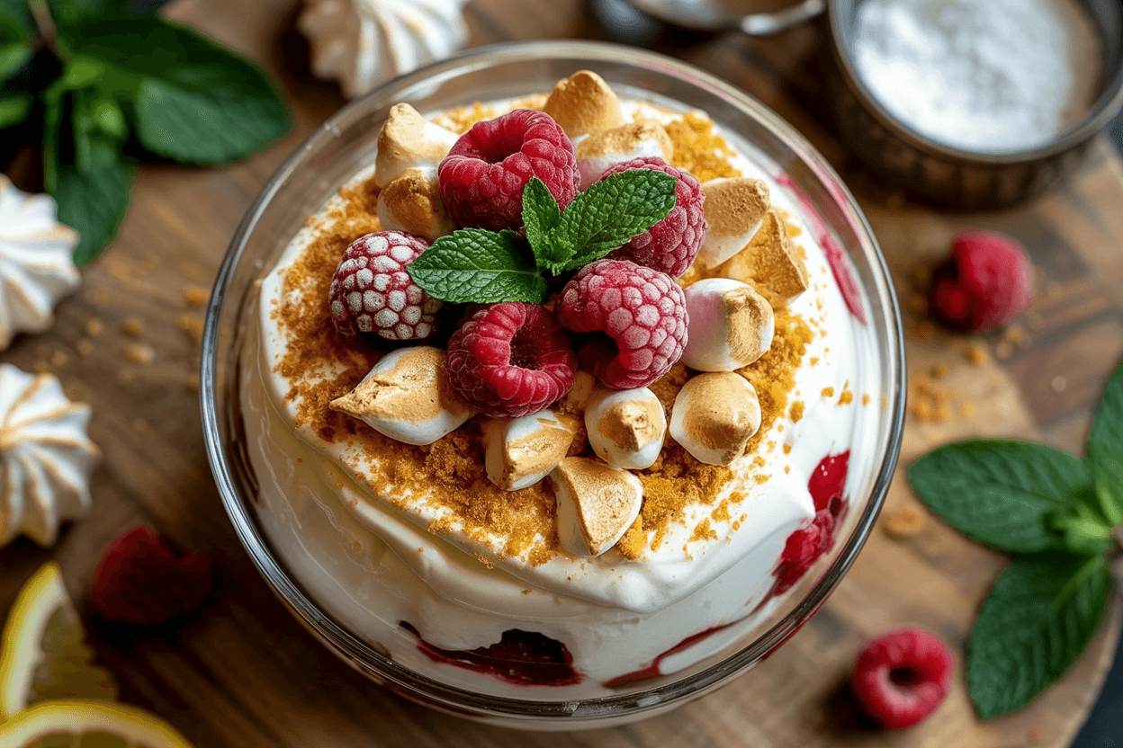 Schneegestöber-Dessert mit Quark und Joghurt
