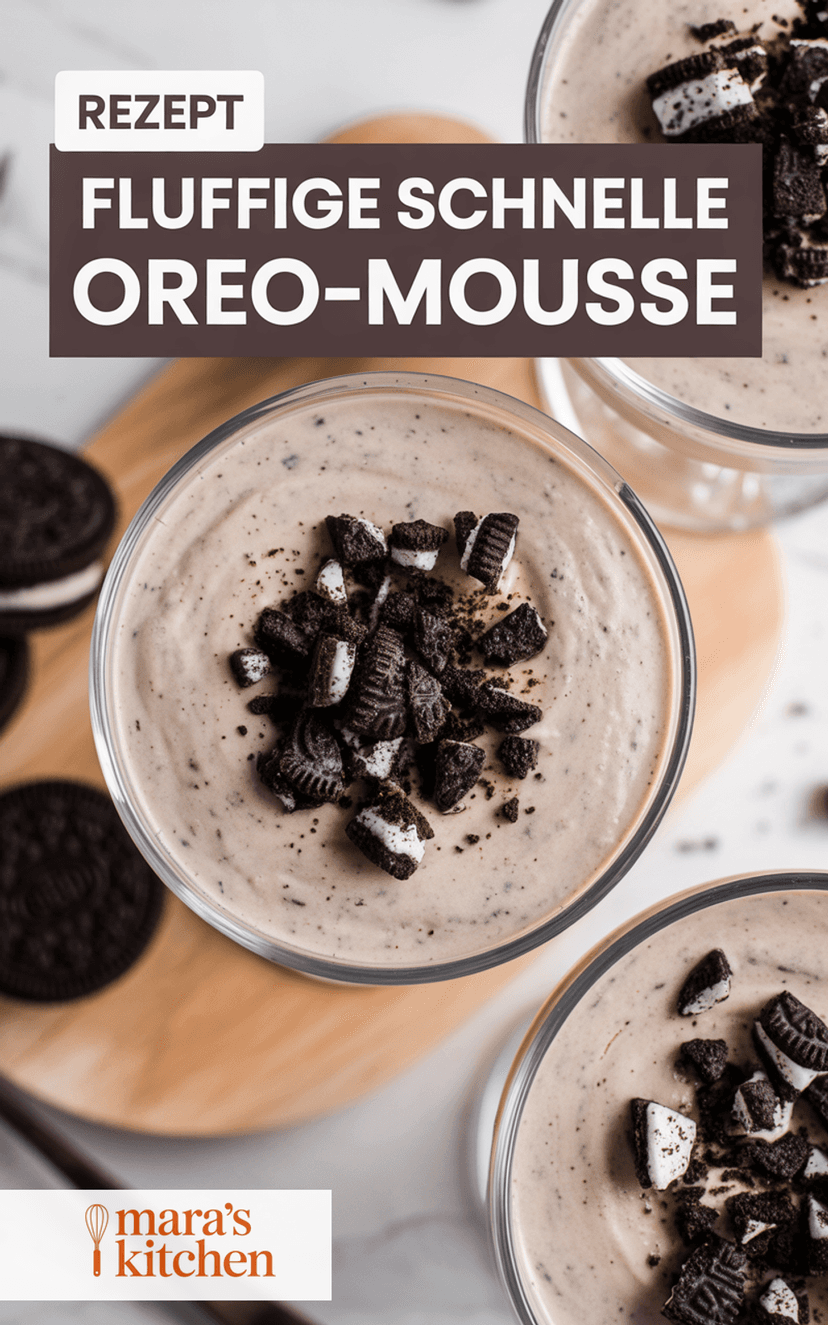 Schnelle Oreo-Mousse - Dessert Rezept