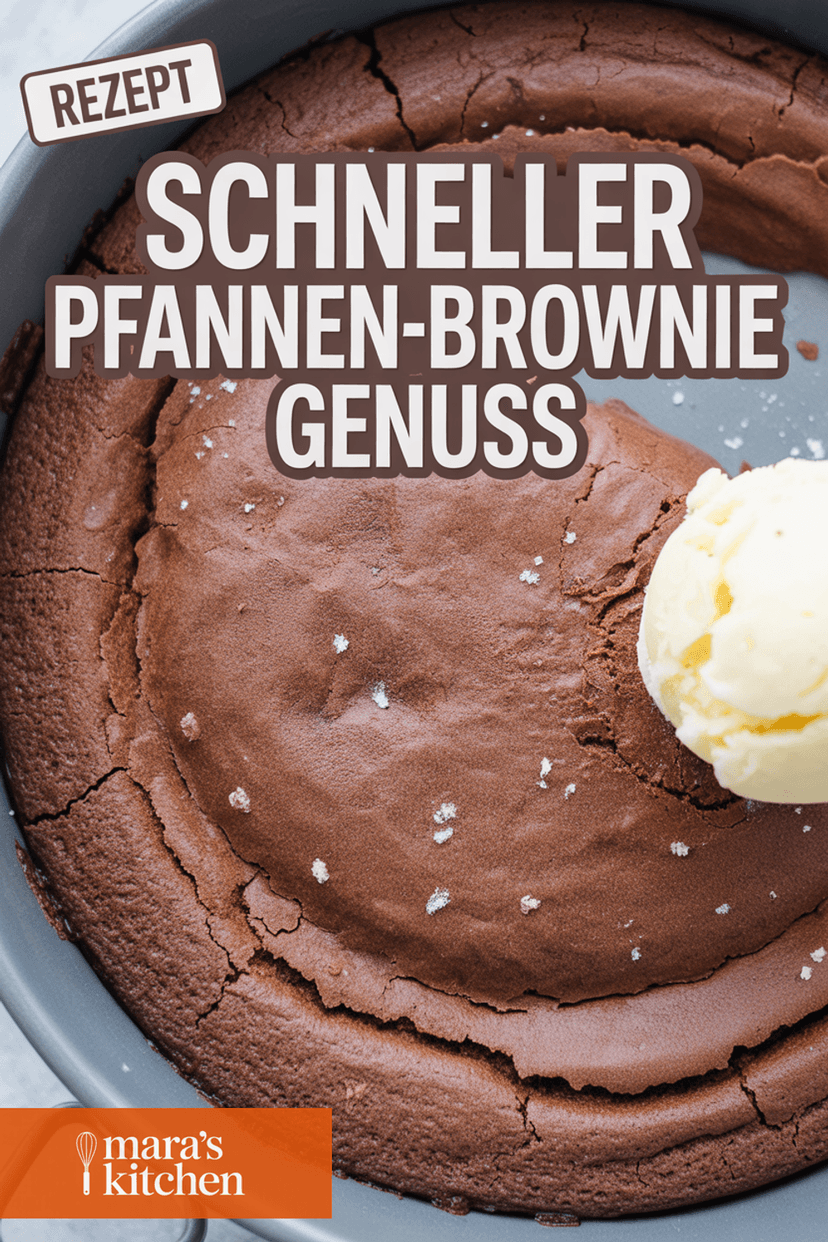 Schneller Pfannen-Brownie - Dessert Rezept