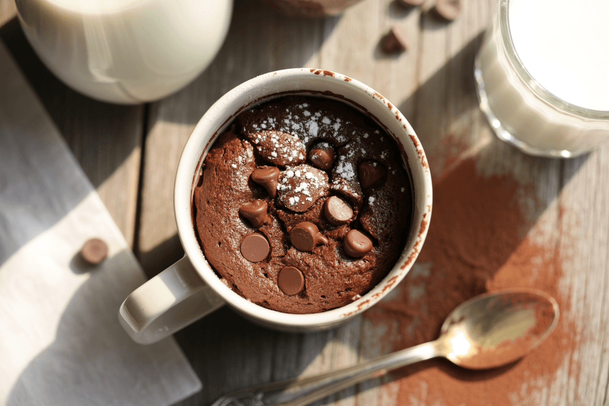 Schneller Tassenkuchen Schokolade