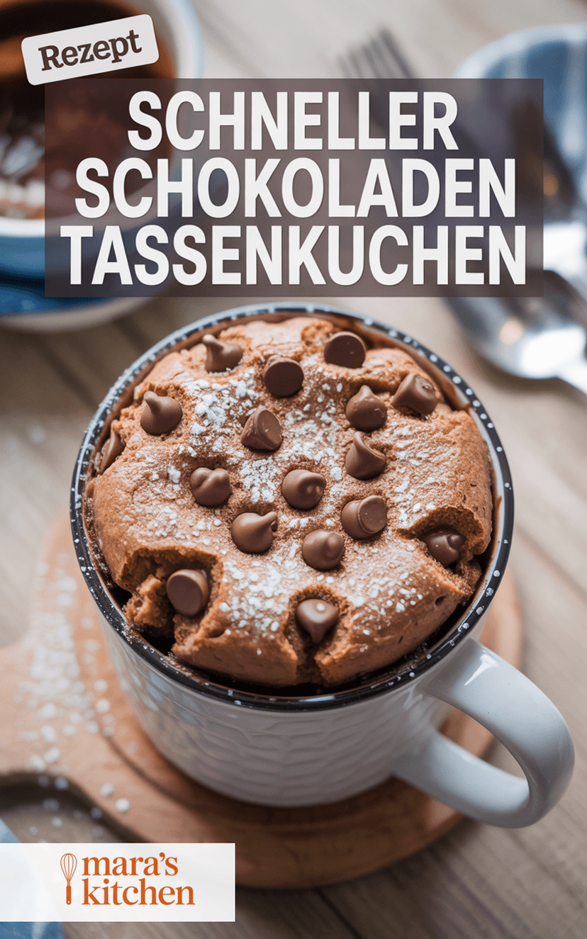 Schneller Tassenkuchen Schokolade - Dessert Rezept