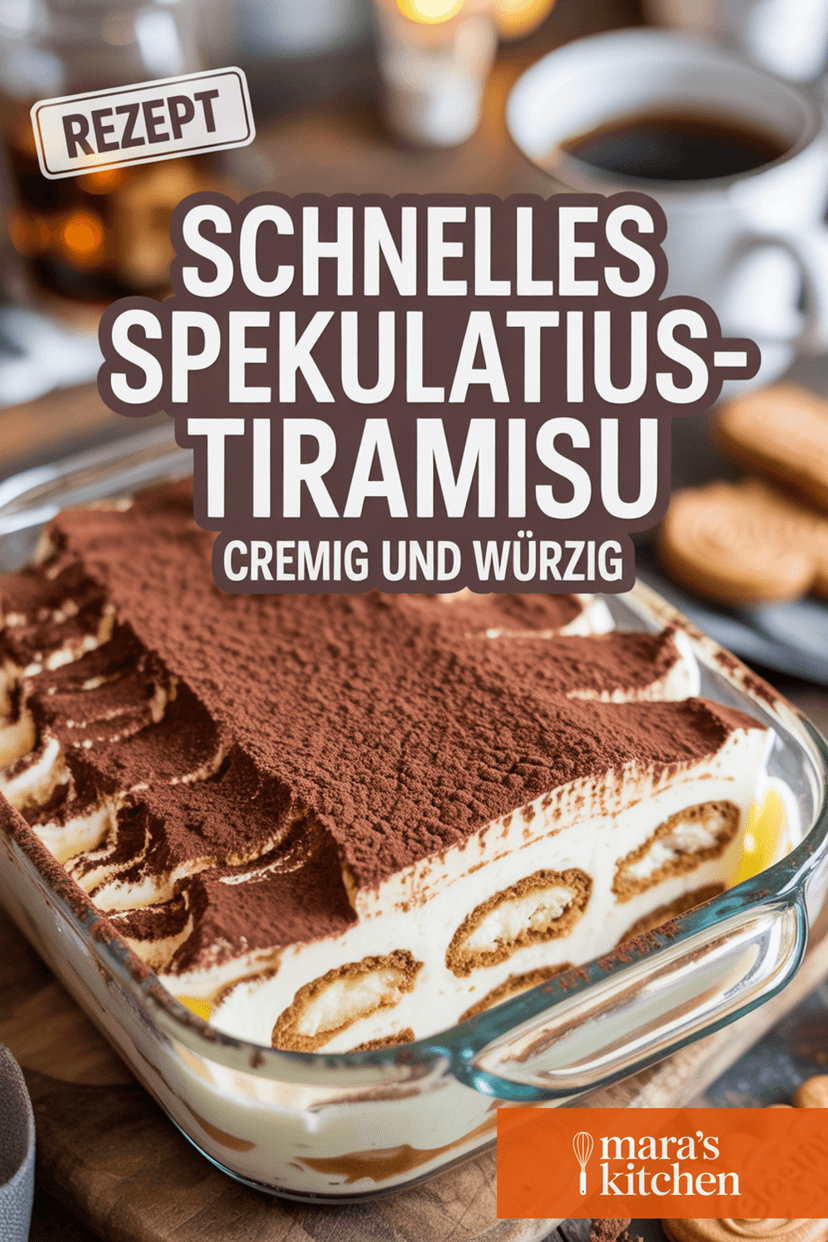 Schnelles Spekulatius-Tiramisu - Dessert Rezept