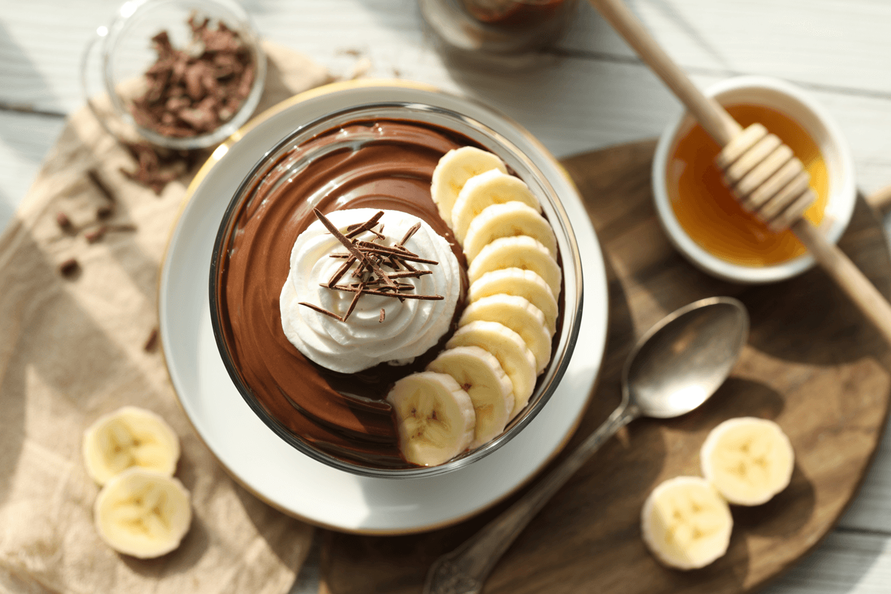 Schoko-Bananen-Dessert