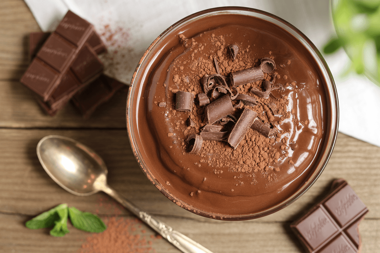Schoko-Pudding-Dessert