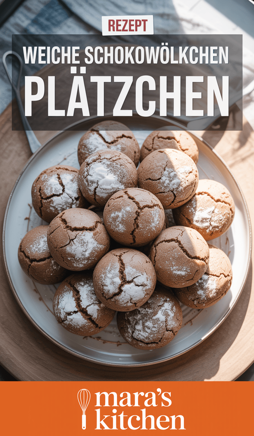Schokowölkchen Plätzchen - Dessert Rezept