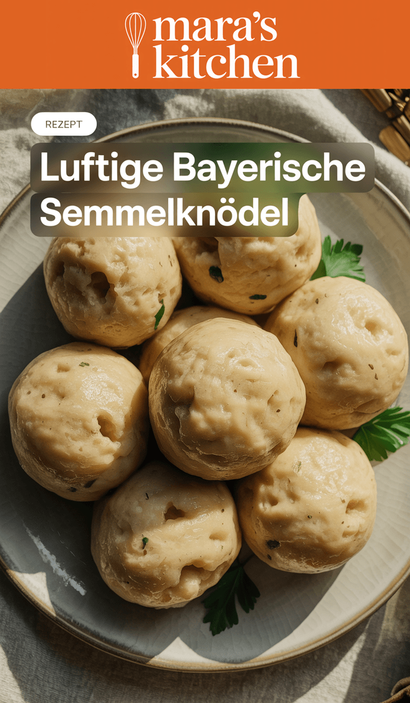 Semmelknödel – Bayerische Klassiker wie bei Oma - Beilage Rezept