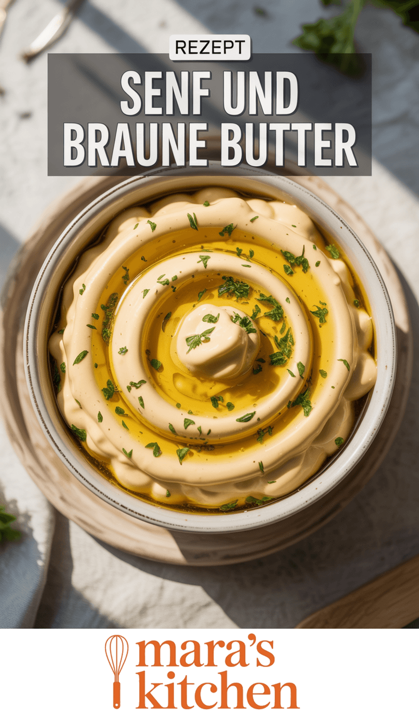 Senf und braune Butter - Beilage Rezept