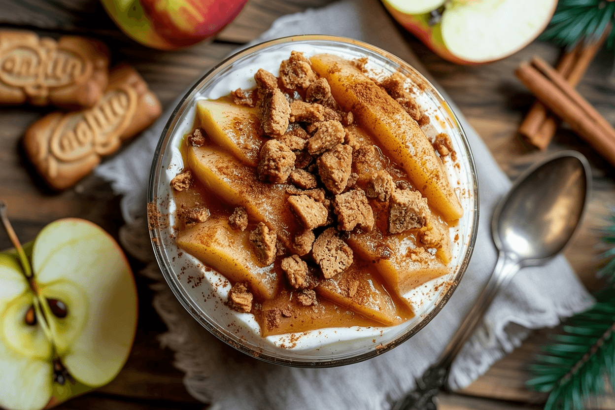 Spekulatius-Apfel-Dessert