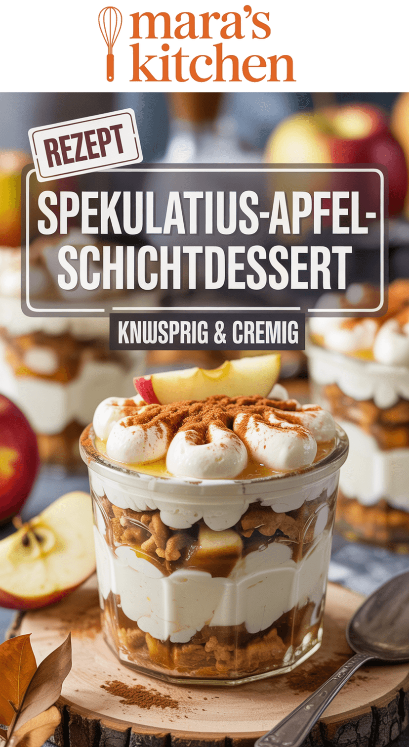 Spekulatius-Apfel-Schichtdessert - Dessert Rezept